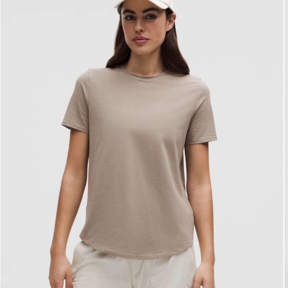 lululemon athletica Tops - Lululemon Love Curved-Hem Crewneck T-Shirt